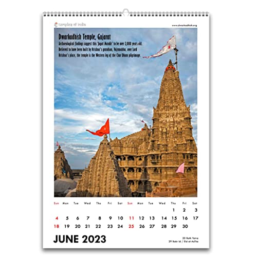 Image of Tallenge - Temples Of India - 2026 desk Calendar - 6 x 9 Inches (Paper, Desk Calendar)
