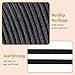 Amifiy Black Hair Ties No Damage, Organic Ponytail Holders Hair Accessories for Women & Men, 4mm Hair Elastics Fits All Hair Types (32 Count)