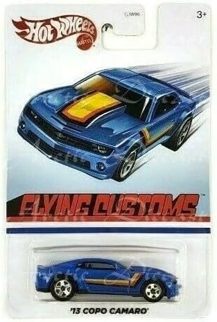 Miniatura 5 de Hot Wheels 2020 Flying Customs - Juego de 4 vehículos fundidos a presión incluyendo Nissan Skyline, '68 Nova, Copo Camaro y Custom Luv