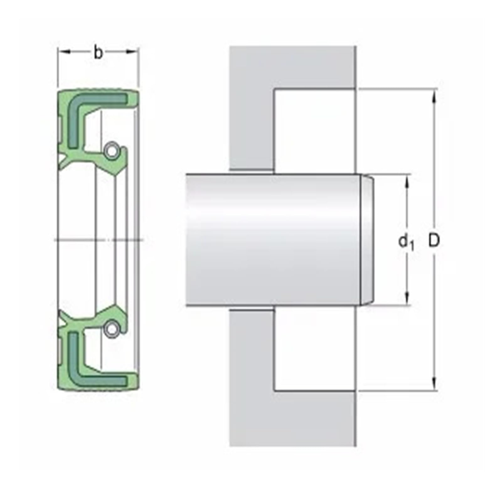 10 STÜCKE TC 30X52X7 R skelett öldichtung dichtung radialwellendichtring nitrilkautschuk