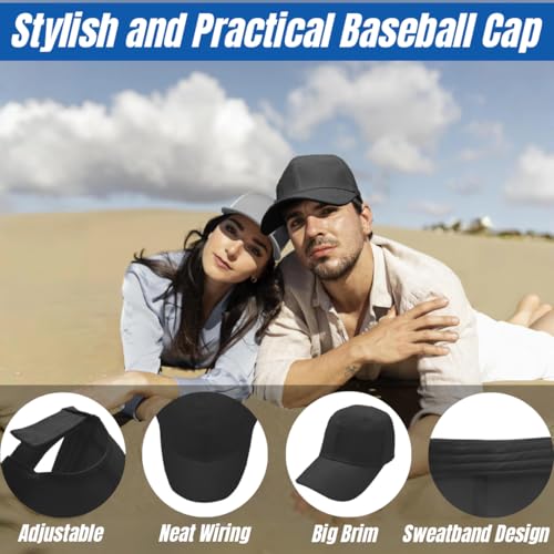 AHLPO Baseball Cap Herren Damen - Einstellbare Basecap, Unisex Schildmütze für Freizeit Outdoor Sport Tennis Golf Reisen, Baseballkappe Sonnenschutz Cap Herren Damen (Orange)