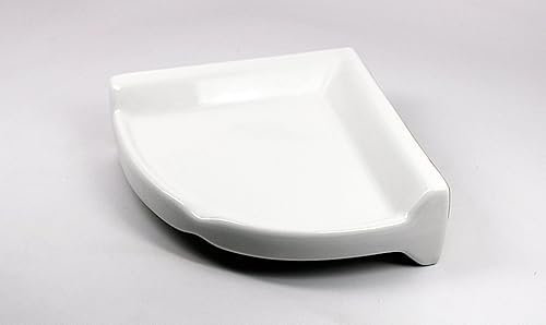 Miniatura 2 de Squarefeet Depot BA780 DALTILE - Estante de ducha esquinero para pared, color blanco, 8-1/2 x 8-1/2 (montaje con clip o adhesivo, no necesita