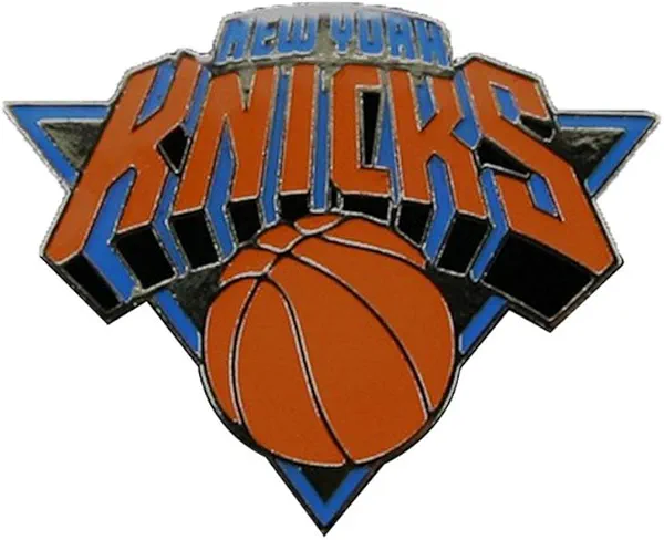 aminco NBA New York Knicks Logo Team Pin, team color, os (NBA-PN-001-04)