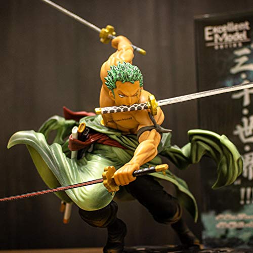 Bonwuno One Piece Figure Zoro Figure Roronoa Zoro Three Thousand World