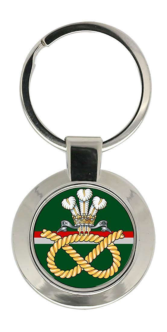Giftshop Uk Unisex Silver Coloured Metal Staffordshire Regiment, British Army Key Ring
