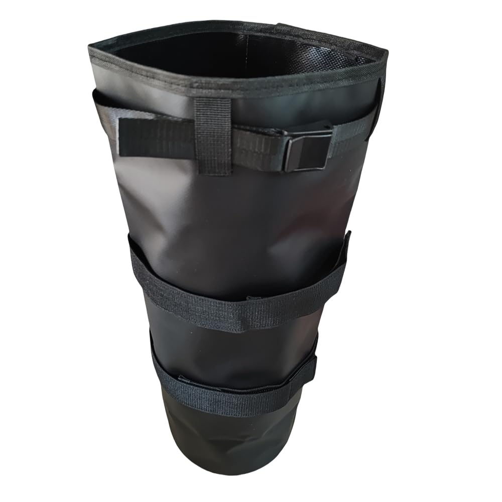 GARFTAI Horse Soaking Boot Equine Hoof Soaking Bag Easy use Soaker Bag for Treating Common Hoof Ailments Horse Leg Care ice Treatment Bucket with Quick fix Switch and EVA pad (Black) - image 8