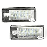 Nuevo y de alta calidad 1.44W 18LED 3528SMD 2 x Lámpara Placa Matrícula Luz Blanco para Coche A3/S3