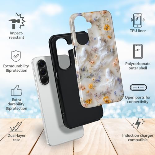 Coque Samsung A26 5G résistant aux chocs esthétique fleurie - 6