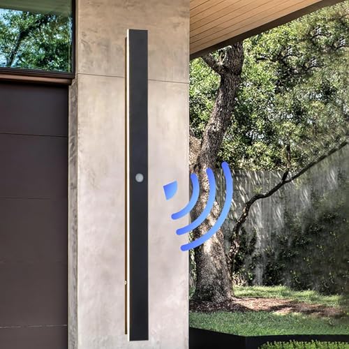 VOMI Lang Wandlampe Aussen mit Bewegungsmelder LED Aussenbeleuchtung 120cm...