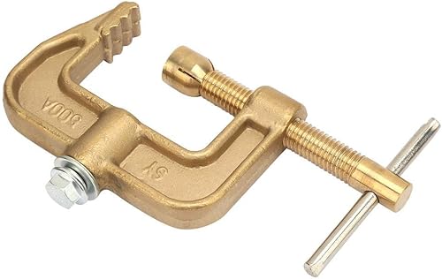 Miniatura 4 de Abrazadera clásica de la soldadura de tierra de la abrazadera de tierra de la forma de G del latón del material de latón 500A para la soldadora