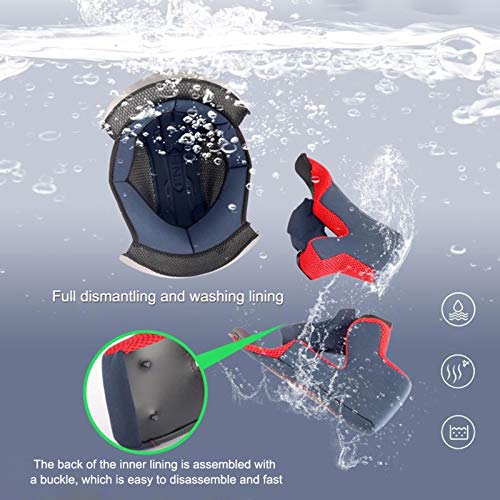 Shkalacar Motorradhelm Herren/Damen FullFace, Mountainbike Helm Unisex, Rapid Street Helm Erwachsene Cool Rider Equipment Four Seasons Motorradhelm