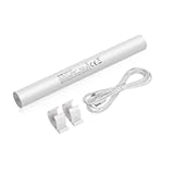 Rollerhouses 12&period;6V Lithium Ion Rechargeable Pack Wand - Power and Charge Blinds&comma; Shades Curtains - 2600mAh&comma; Output 5V 1A&comma; Easy to Install - Includes Wall Mounting Clips&comma;Type-C Cable