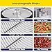 iPower Bud Leaf Bowl Trimmer 16, Clear Visibility Dome with Sharp Stainless Steel Blades and Hand Pruner for Hydroponics Plants, Twist Spin Cutting Leaves, Buds, Flowers