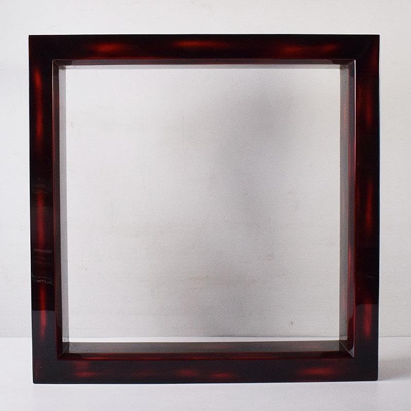 茶道具塗師岡本陽斎造根来塗炉縁共箱C7873C