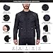 Nomad Motorcycle Jacket for Men, Ironborn Biker Jacket, Cruiser Sportsbike Enduro Mens Riding Jacket with Armor Protection (X-Large, Black)