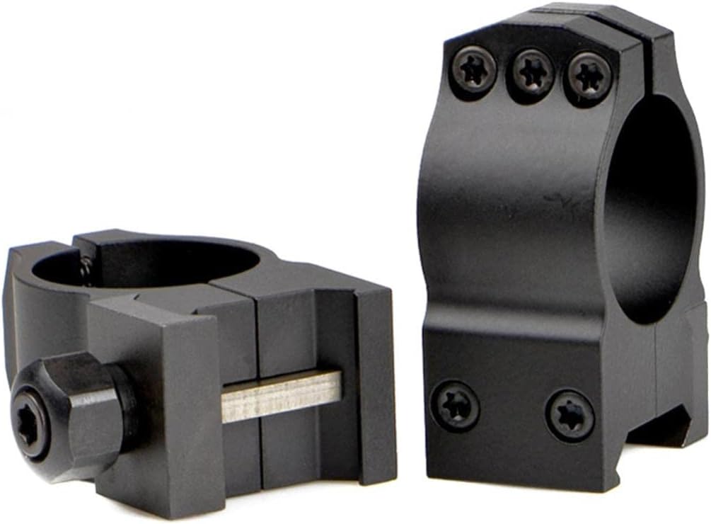 Warne Tactical 1" X-High Matte Rings Black, One Size