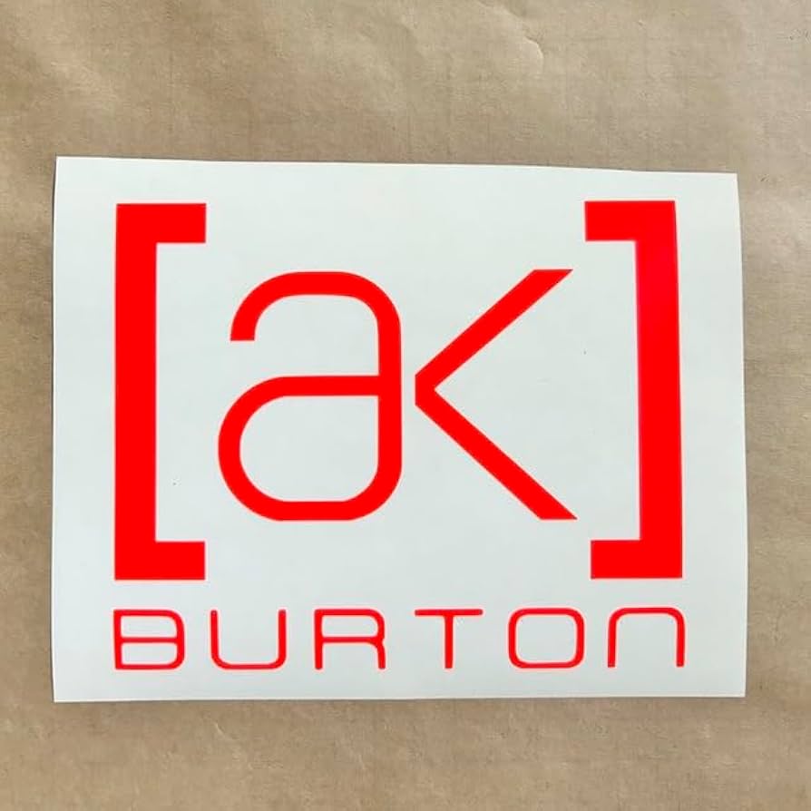 BURTON 看板 Amazon.co.jp: 旧ロゴBURTON AK バートン カッティング
