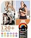 SLOKSFil Smartwatch Damen, 1,27" HD Touch Display Rund, Schrittzähler mit Telefonfunktion, 24H Pulsuhr Schlafmonitor, 100+ Sportmodi Fitness Tracker für Android & iPhone (Rose Gold)