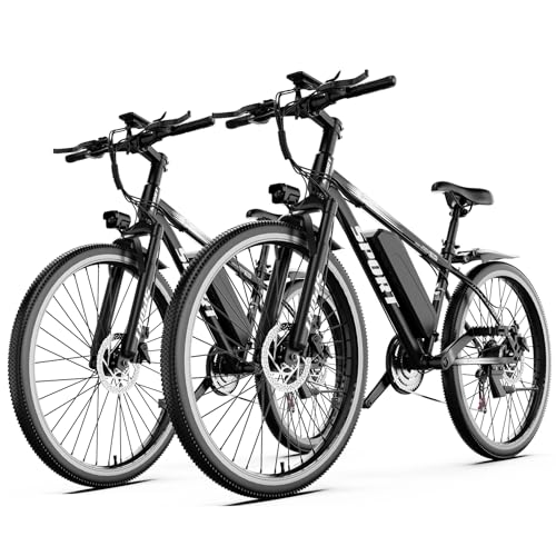 Image of Electric Bike for Adults, 1500W Peak Mountain Ebike with 25 MPH, 65 Miles Range, 7 Speed, 48V 10.4Ah Removable Battery Ebike, 26 inch Electric Bicycle for Commute