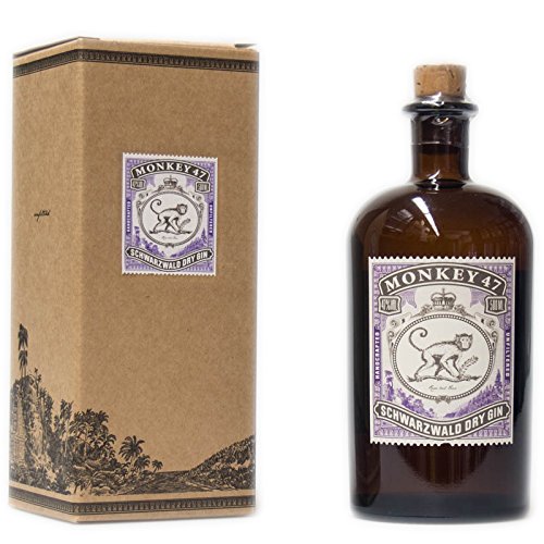 Monkey 47 Schwarzwald Dry Gin in Papierbox (1 x 0.5 l)