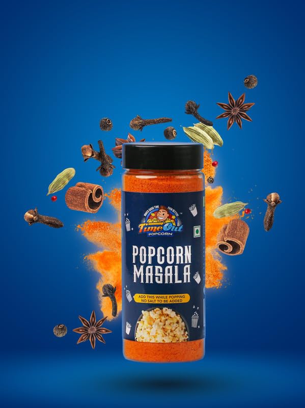 Image of Time Out Popcorn Cooking Masala | Multi-Purpose Popcorn Cooking Masala | Premium Popcorn & Snack Flavoring | No Trans Fat | Pack of 2 (Pack of 2)