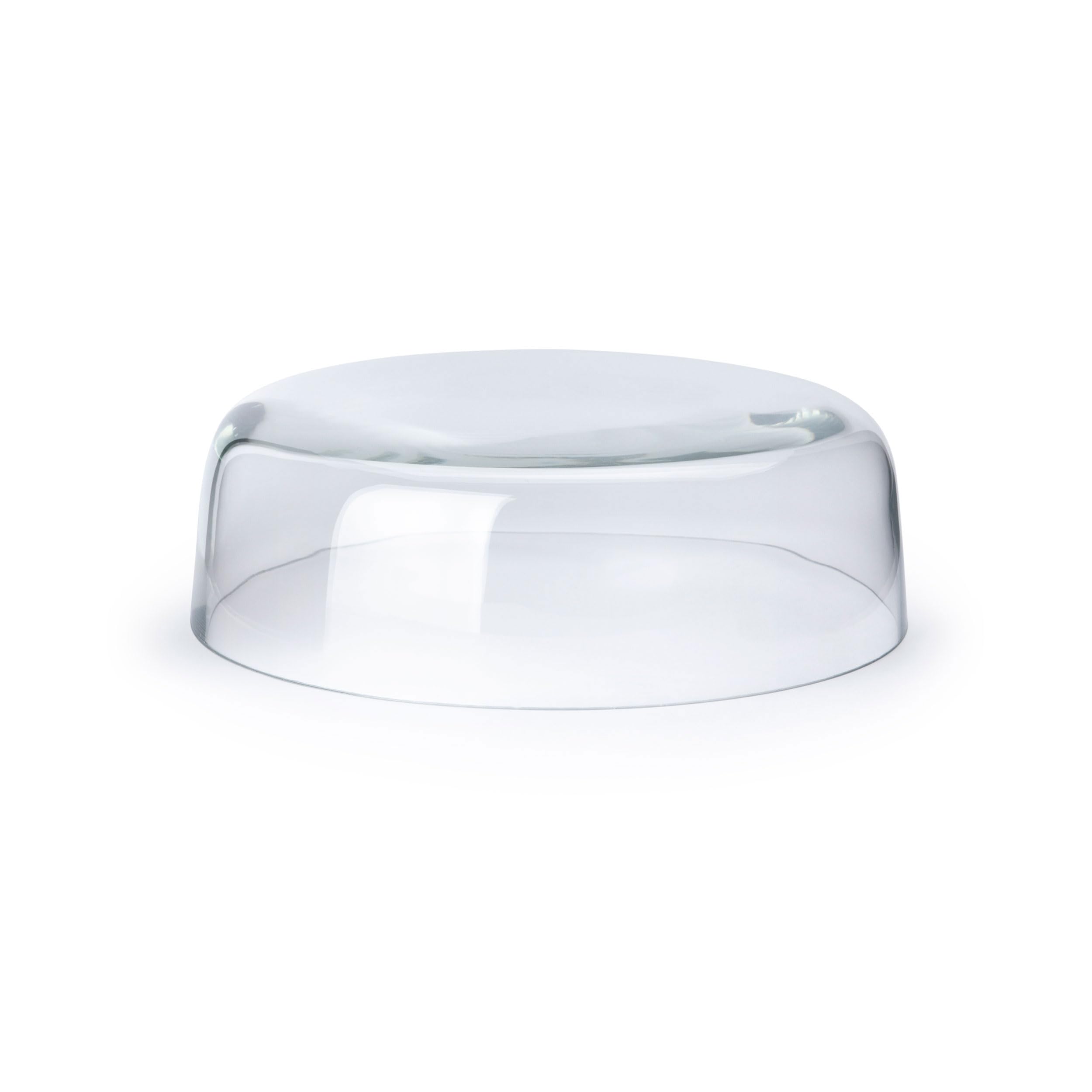 Continenta Duracore Käsebrett mit Glocke aus mundgeblasenem Glas, Ø 27 cm