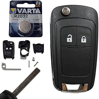 Pilot zdalnego sterowania kluczykiem samochodowym, obudowa z 2 przyciskami + pusta + bateria, kompatybilna z Opel Meriva, Astra J, Insignia A, Adam, Corsa, E, Cascada, Mokka, Grandland, Zafira C