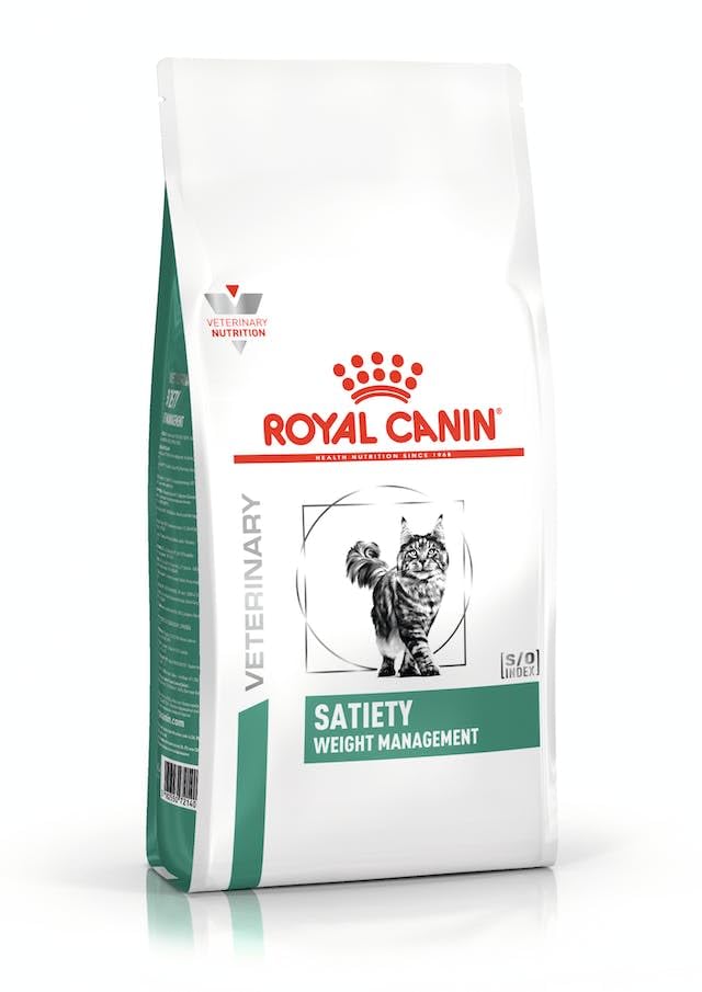 Royal Canin Veterinary Satiety Weight Management Feline | 4er Pack | 4 x 400 g | Diät-Alleinfuttermittel für Katzen | Für Katzen mit niedrigem Energiegehalt | Bei Übergewicht