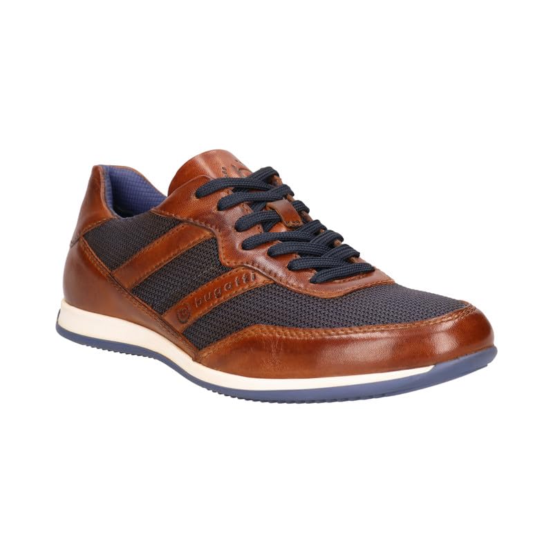 See full amazon price history chart for Bugatti Tomeo Eco Cognac/Dark Blue Leather Mens Mid Top Sneakers - UK 8 Bugatti Tomeo Eco Cognac/Dark Blue Leather Mens Mid Top Sneakers - UK 8 (B0CMD3WGPW) Amazon Price History, Amazon Price Tracker