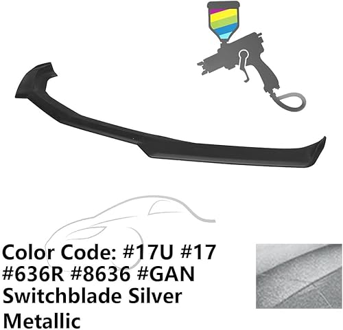 Vista 51 de IKON MOTORSPORTS, Borde de parachoques delantero compatible con Chevrolet Camaro 2016-2024, estilo 1LE con impresión de fibra de carbono, acabado