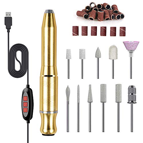 Portable Electric Nail Drill, Professional Efile Nail Drills for Acrylic Nail, Nail E File Nail Kit for Gel Nails