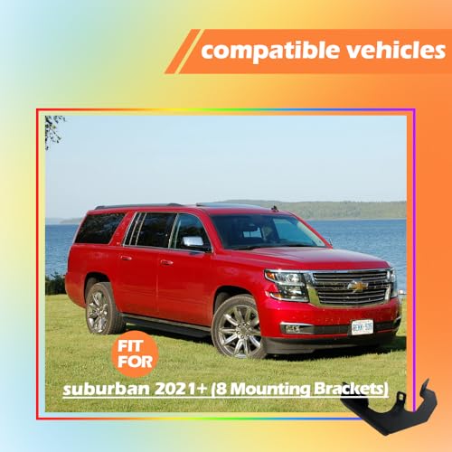 Estribos laterales para Chevrolet Suburban 2021-2026 miniatura 2
