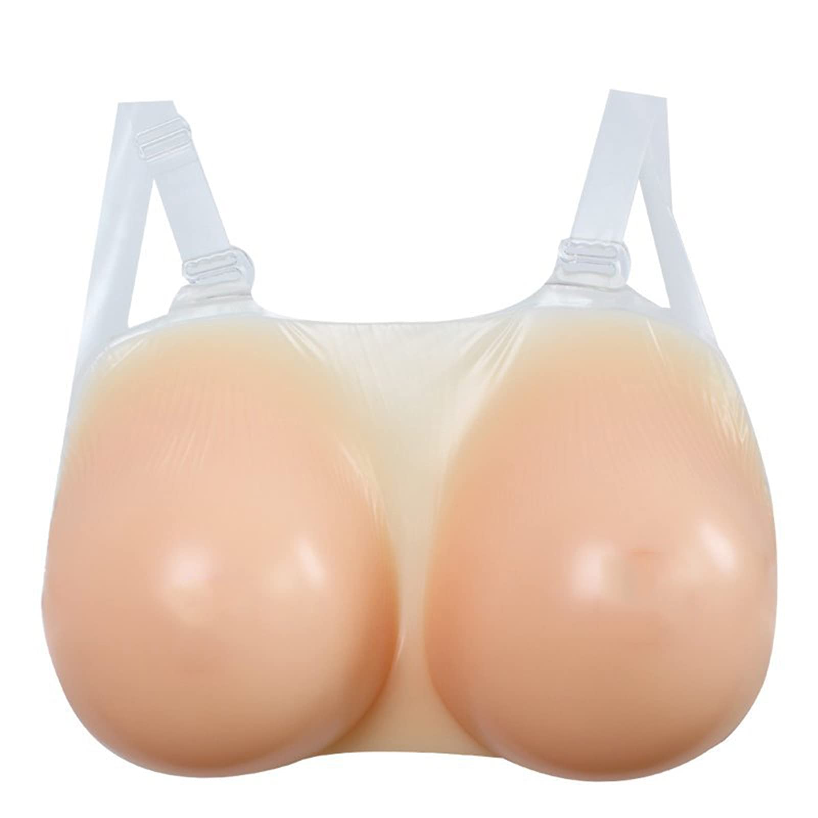 Formes mammaires en silicone, bandes réalistes fausses seins, pour Cosplay Faux seins Buste Enhancer, avec des bretelles ajustables, pour la mastectomie transgenre d