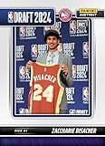 Hall of Fame Sports Memorabilia - 2024 Panini Instant Zaccharie Risacher #DN2 NBA Draft Night Atlanta Hawks Rookie RC Basketball Card