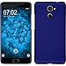 Produktbild PhoneNatic Case kompatibel mit Huawei Y7 / Y7 Prime - Hülle blau gummiert Hard-case + 2 Schutzfolien