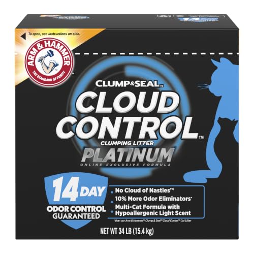 Image of ARM & HAMMER Cloud Control Platinum Clumping Cat Litter, 34 lb
