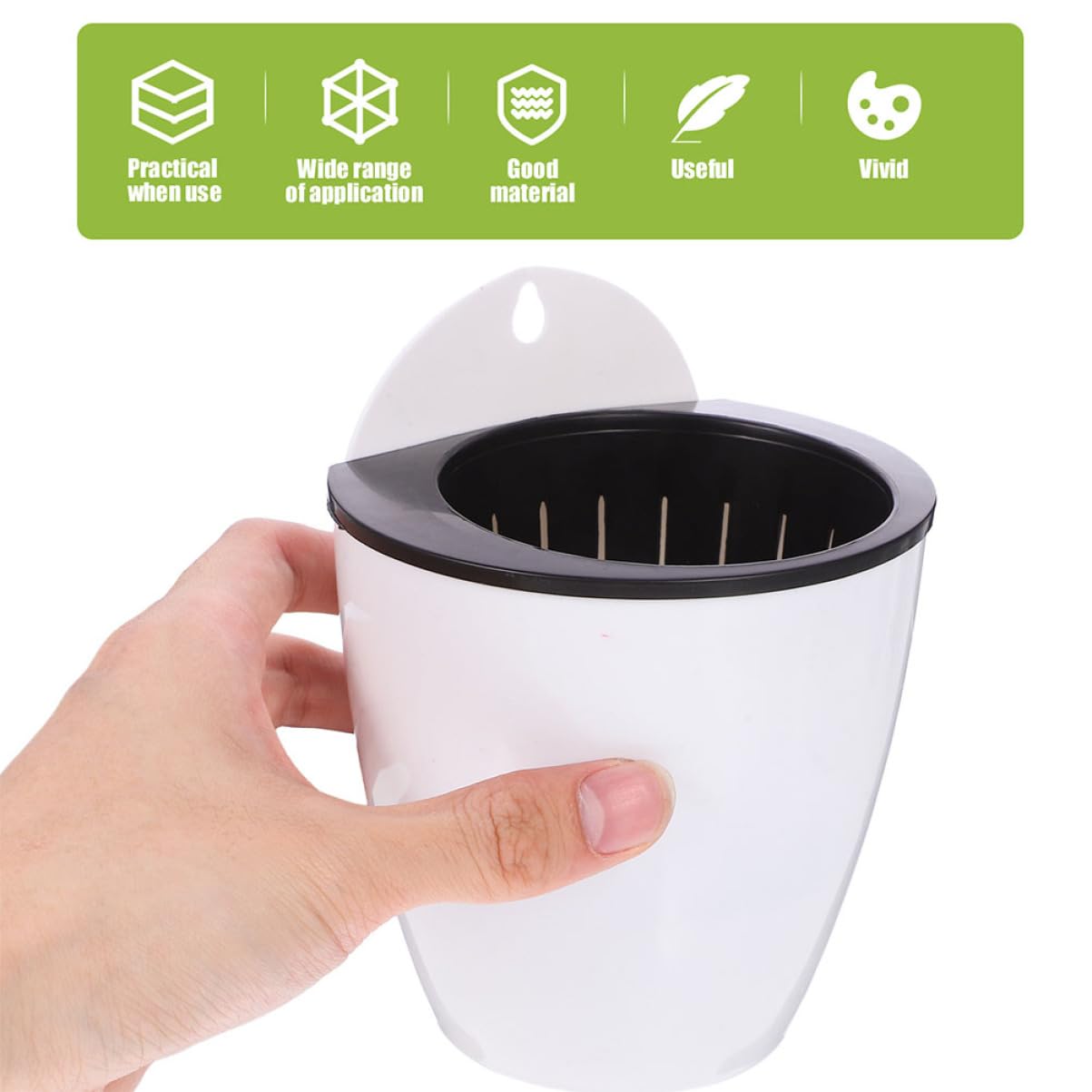 Abaodam 8pezzi Fioriera Sospesa Autoirrigante Per Piante Da Da Irrigazione Automatica Resistente e Durevole Per Balconi e