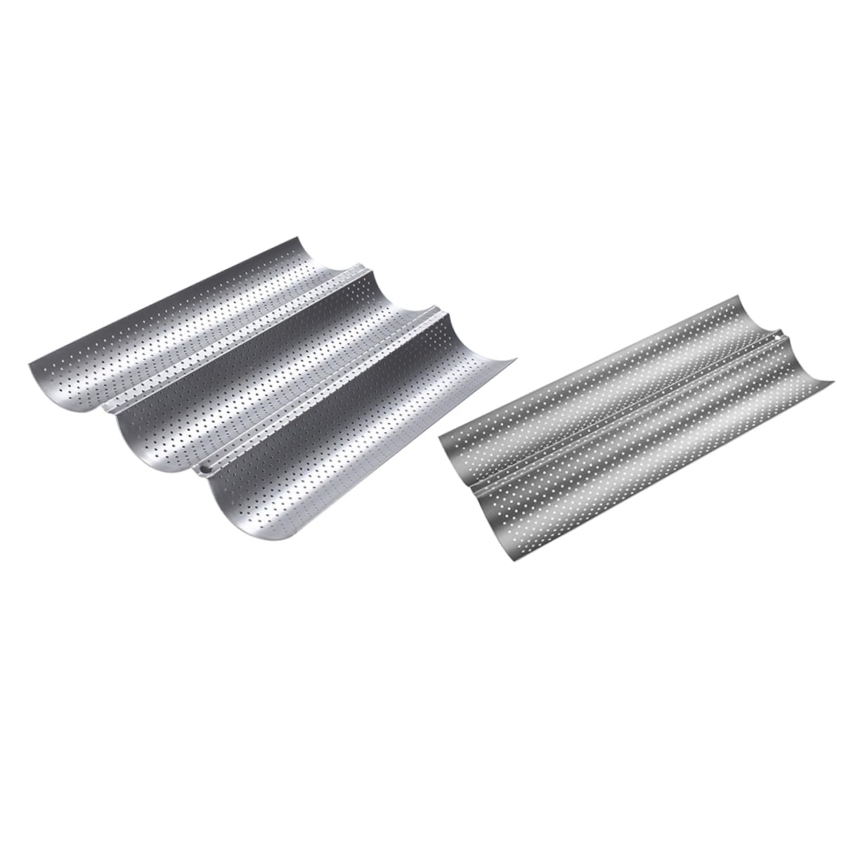 GRIRIW French Bread Baking Shelf Non-stick Perforated Baking Sheet Bread Supplies