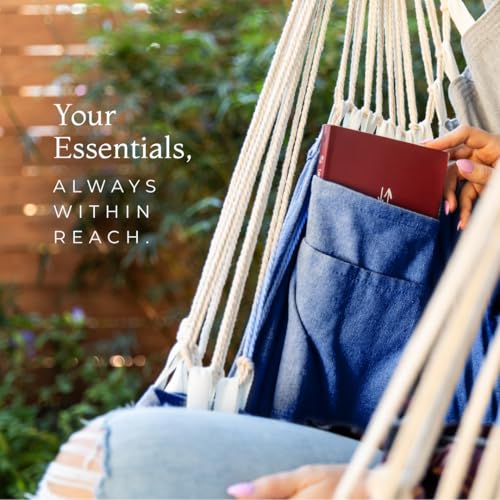 Image of Hanging Hammock Chair Swing - Hanging Chair Outdoor & Indoor - Hammock Swing Chair - Quick & Easy Setup with Hardware Kit - Durable & Spacious Full Body Support - Holds 440 Lbs