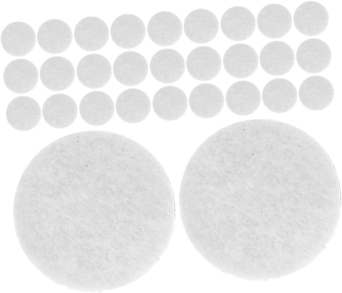 Uonlytech 2500pcs Self-Adhesive Felt Circles Dot Stickers for Clothing Shoes Bags Multi-Functional Craft Felt Dots Easy Peel Stick Application