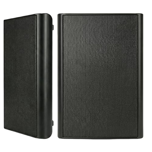 Herdio 5.25' 240W Ultra-Slim Home Theater Wall Speakers (A Pair, Black) - Wall-Mountable Design with Crisp Clear Sound and Durable Construction for Immersive Home Entertainment