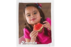 Personalized Kids Blanket (30"x40") - Perfect Gift for Food Lovers