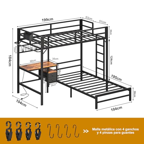 La Mejor Recopilación de Literas Triples Coppel los preferidos por los clientes. 11 Imagen adicional