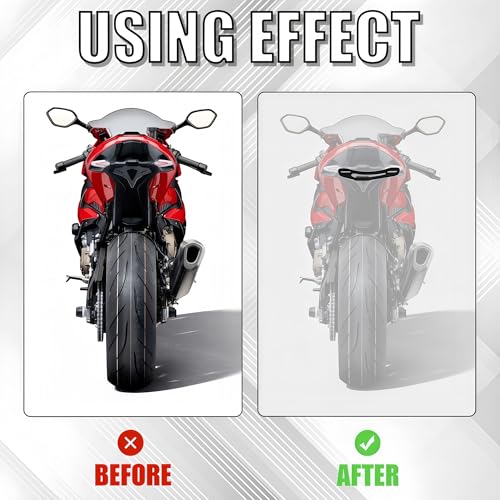 Support plaque immatriculation moto rigide pour éliminer les vibrations sur CBR600RR - 5