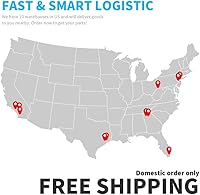 Vista 4 de JJ para kit de hardware de freno delantero Kit de hardware de freno de disco D1303