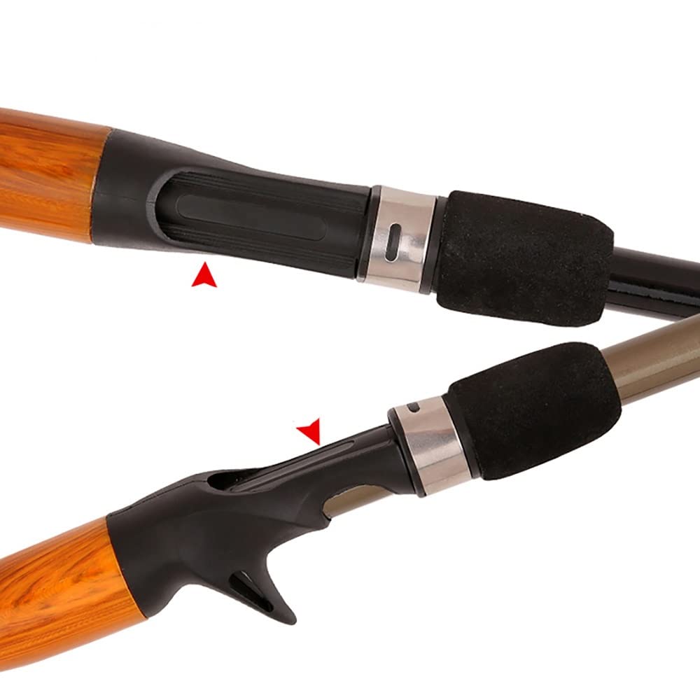 1. ， .6M Canna da pesca con canna Spinning Casting Mini telescopica viaggio in carbonio ultraleggero