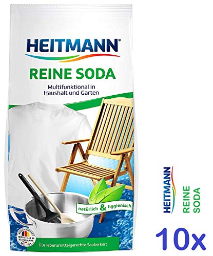 Reine Soda Vielzweckreiniger für Haushalt, Küche, Bad und Garten: Zugabe zu Spül- und Putzmittel gegen unangenehme Gerüche, ideal bei