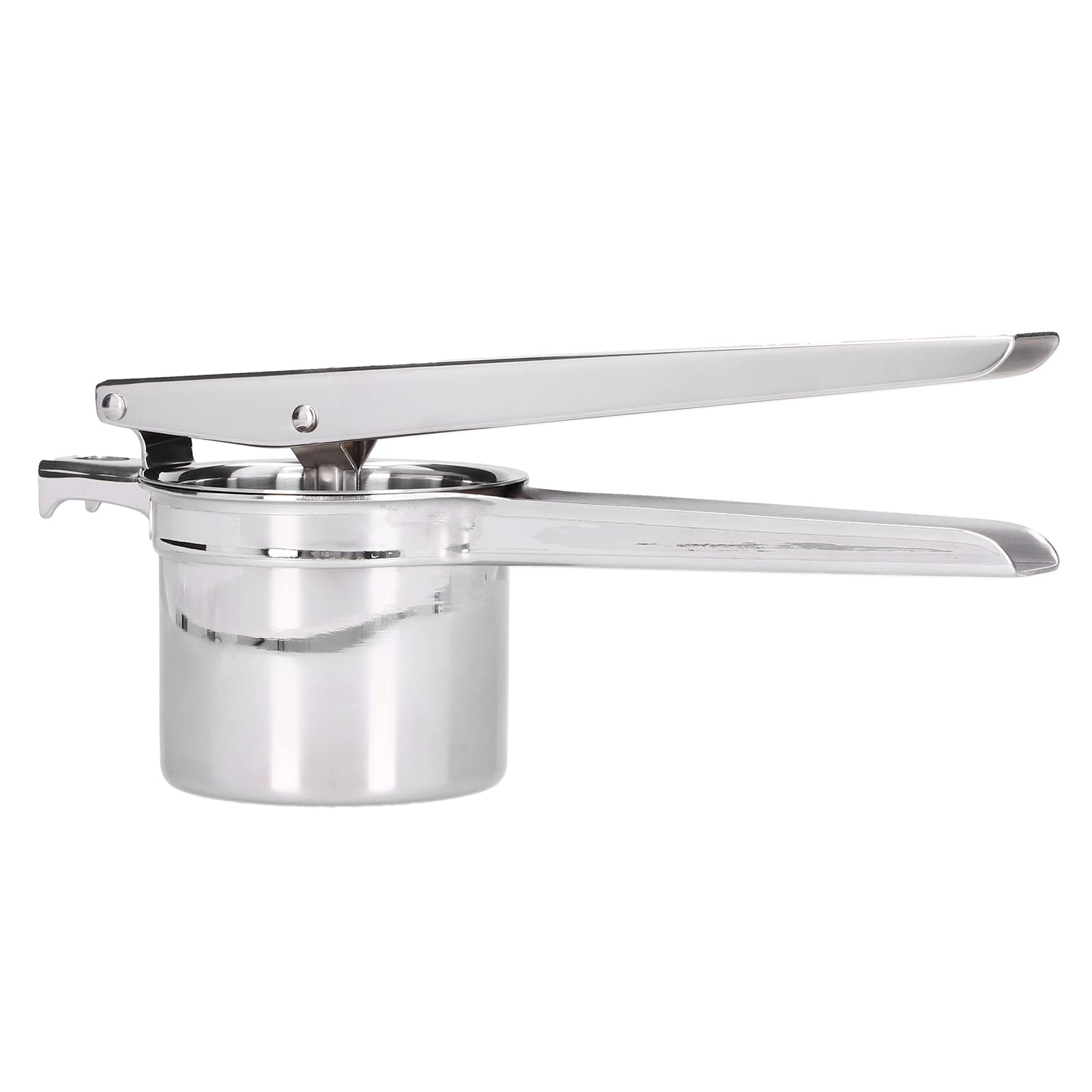 Yosoo Health Gear Exprimidor Manual de Acero Inoxidable Exprimidor de Jugo de Mano Agarre Ergonómico Pulido con Espejo Limpieza Fácil de Enjuague con Orificio para Colgar para Uso Doméstico de