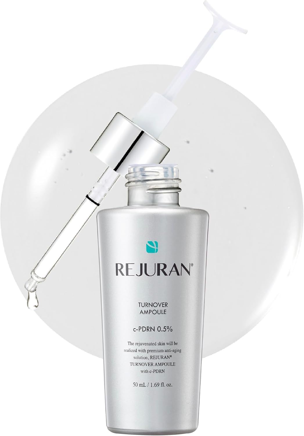 Reguran Turnover Ampoule, 1.7 fl oz (50 ml), PDRN c-PDRN Transparent, Texture, Firmness, Beauty Serum, Lijuran