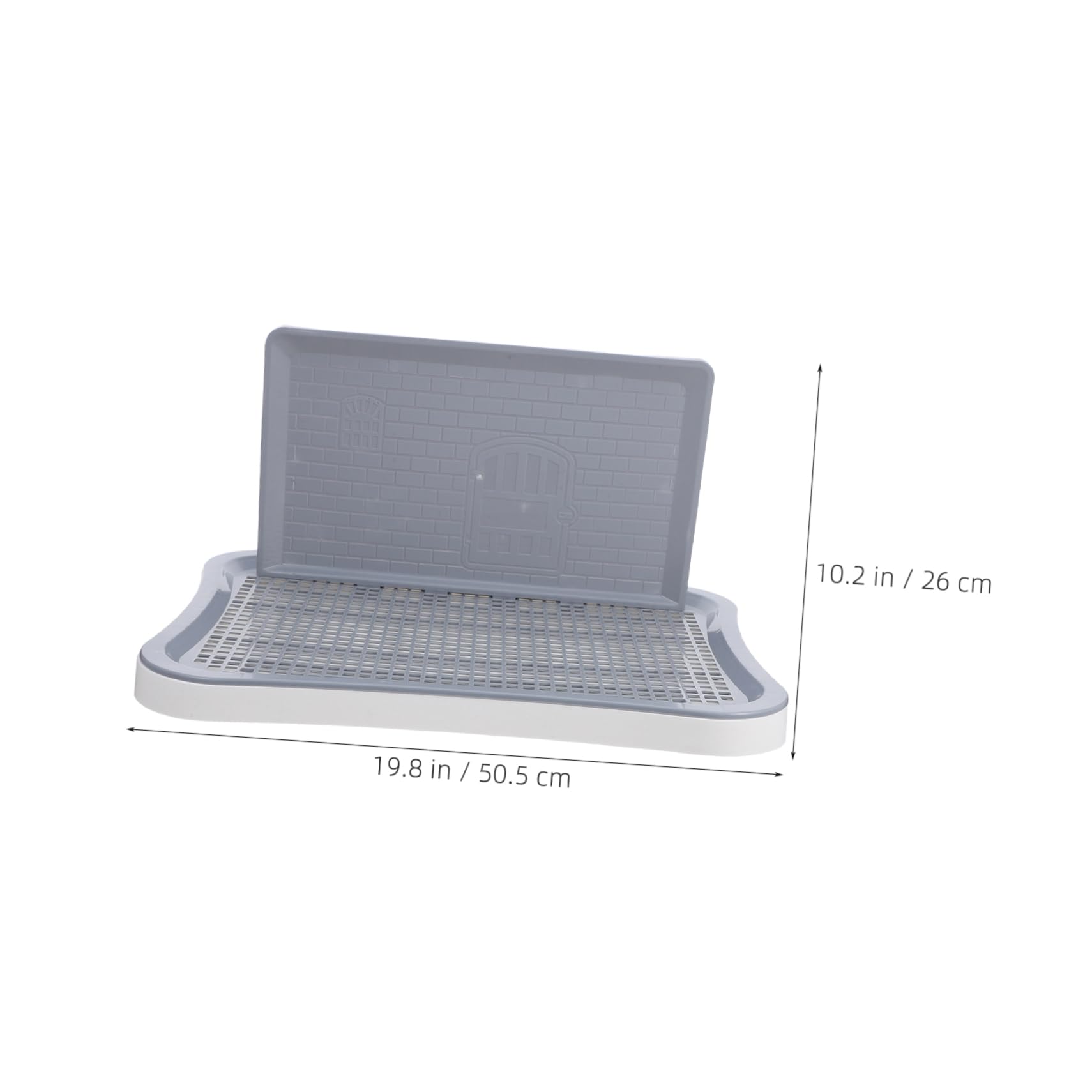 SUPVOX Portable Dog Training Toilet Outdoor Puppy Potty Training Pad Mesh Potty Fence for Dogs Wall-Grid Design Easy to Clean